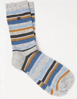 Men FatFace View All|1 Pack Andrew Stripe Socks