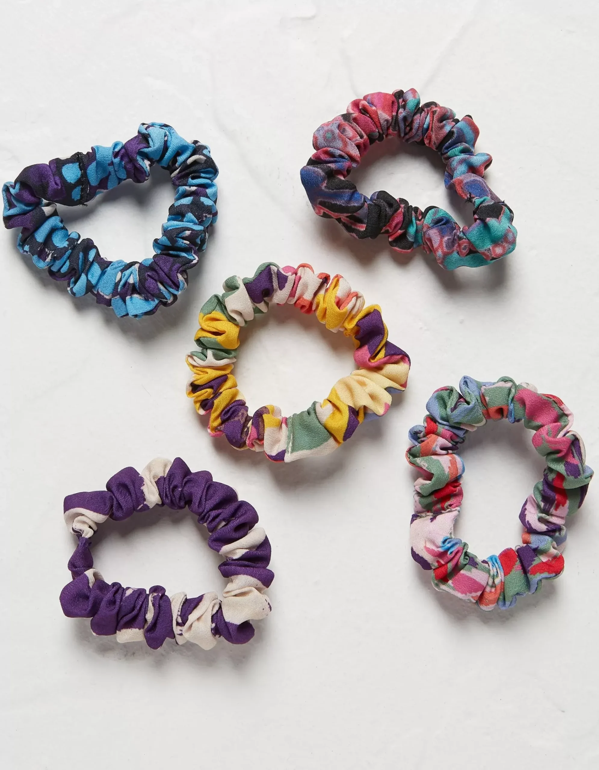 Women FatFace View All|5 Pack Art Club Scrunchies