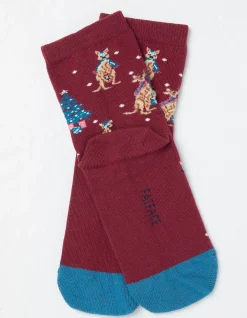 Kids FatFace View All|1 Pack Baby Kangaroo Socks