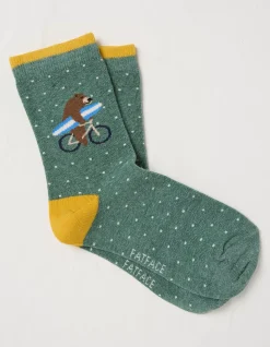 Kids FatFace View All|1 Pack Bear Socks
