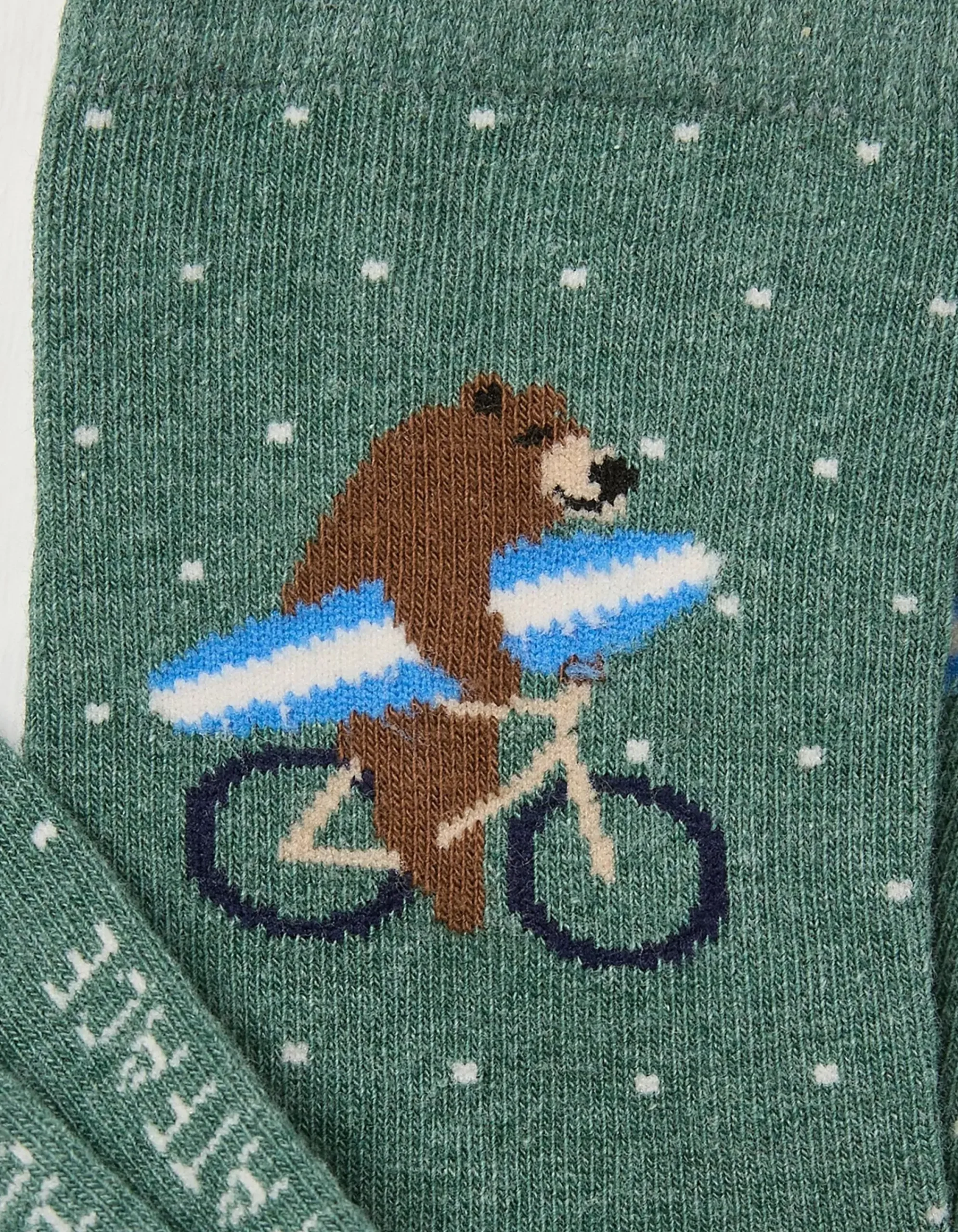 Kids FatFace View All|1 Pack Bear Socks