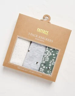 Women FatFace View All|3 Pack Bee Mini Knickers