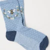 Women FatFace View All|1 Pack Bee Wreath Socks