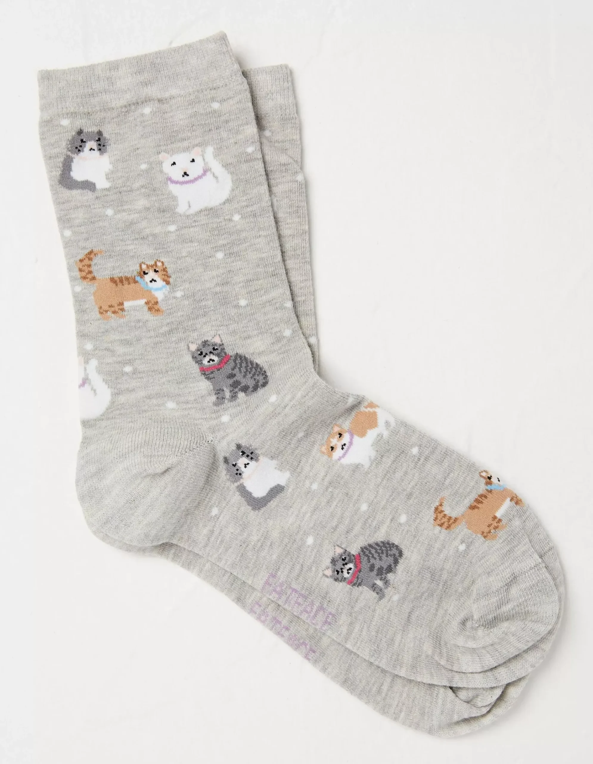 Women FatFace View All|1 Pack Cat Socks