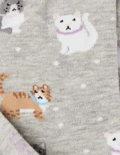 Women FatFace View All|1 Pack Cat Socks
