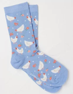 Women FatFace View All|1 Pack Chicken Socks