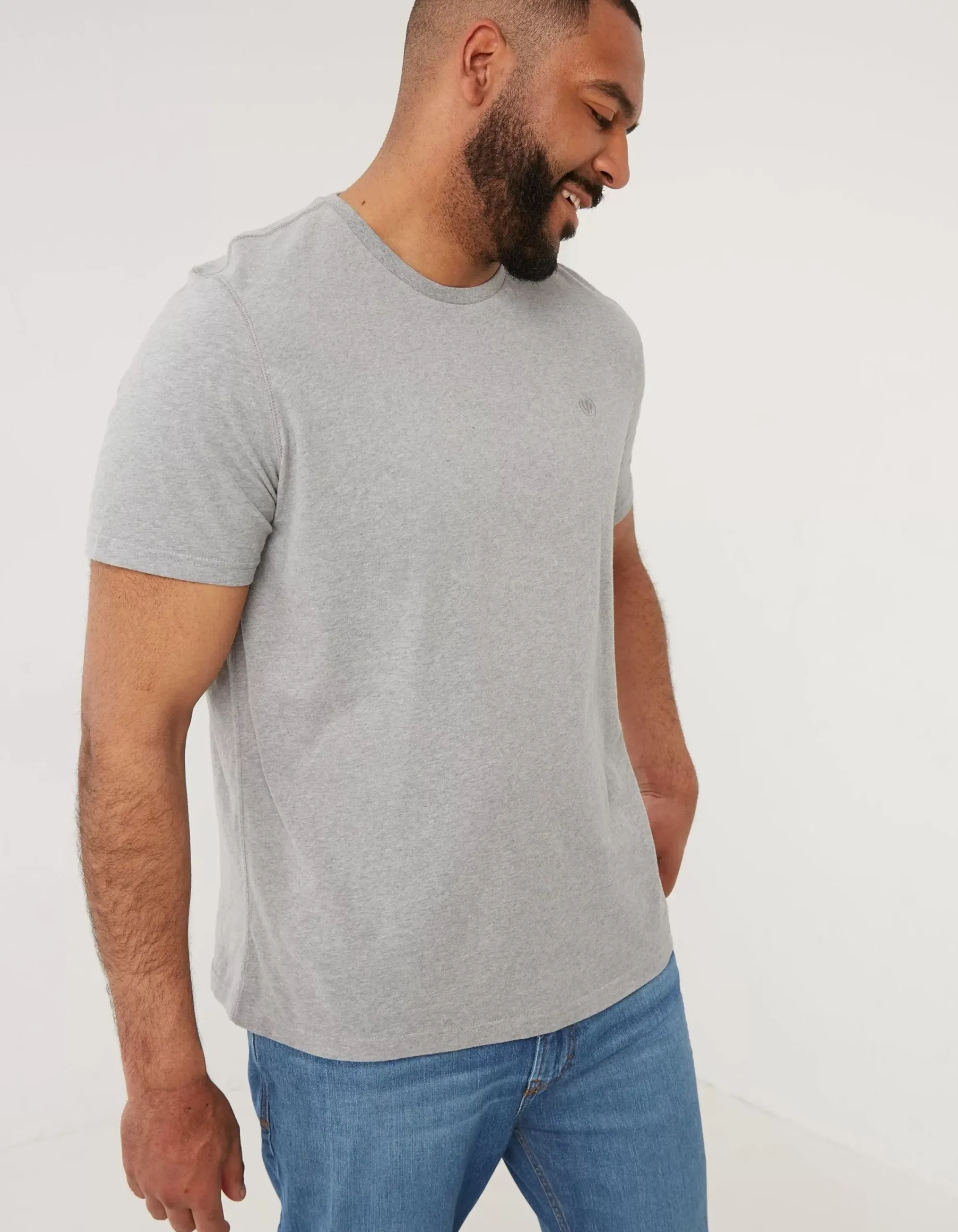 Men FatFace T-Shirts|3 Pack Cotton T-Shirts