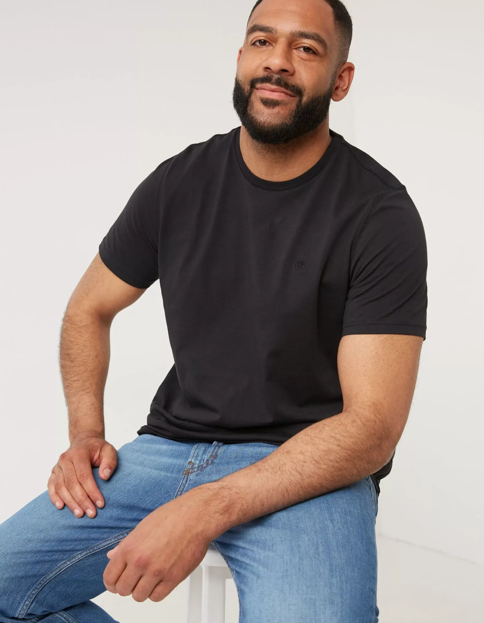 Men FatFace T-Shirts|3 Pack Cotton T-Shirts