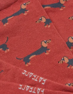 Men FatFace View All|1 Pack Dachshund Socks
