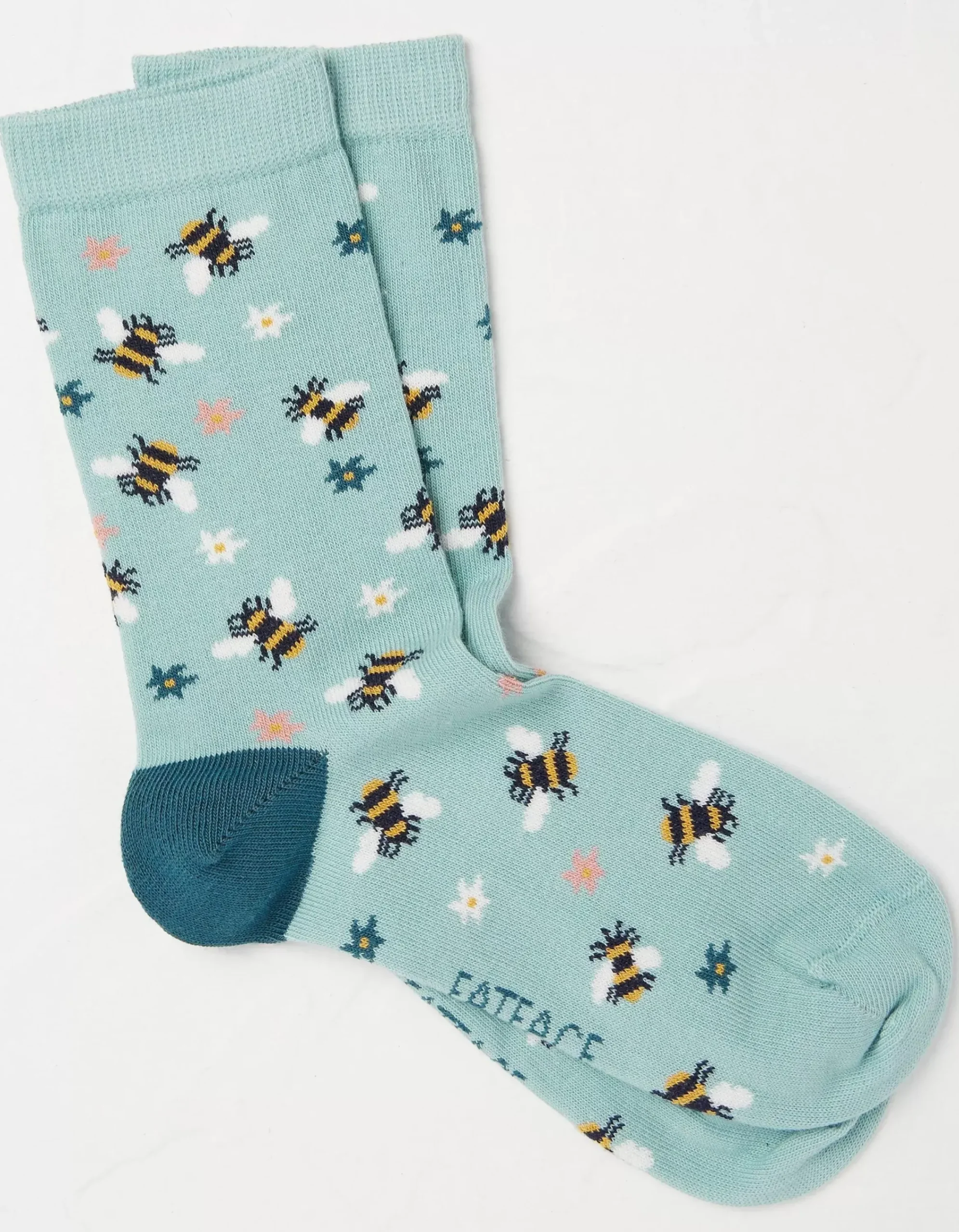 Women FatFace View All|1 Pack Floral Bee Socks