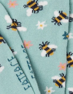 Women FatFace View All|1 Pack Floral Bee Socks