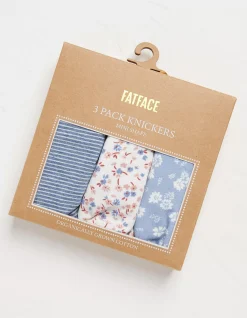 Women FatFace View All|3 Pack Floral Mini Knickers