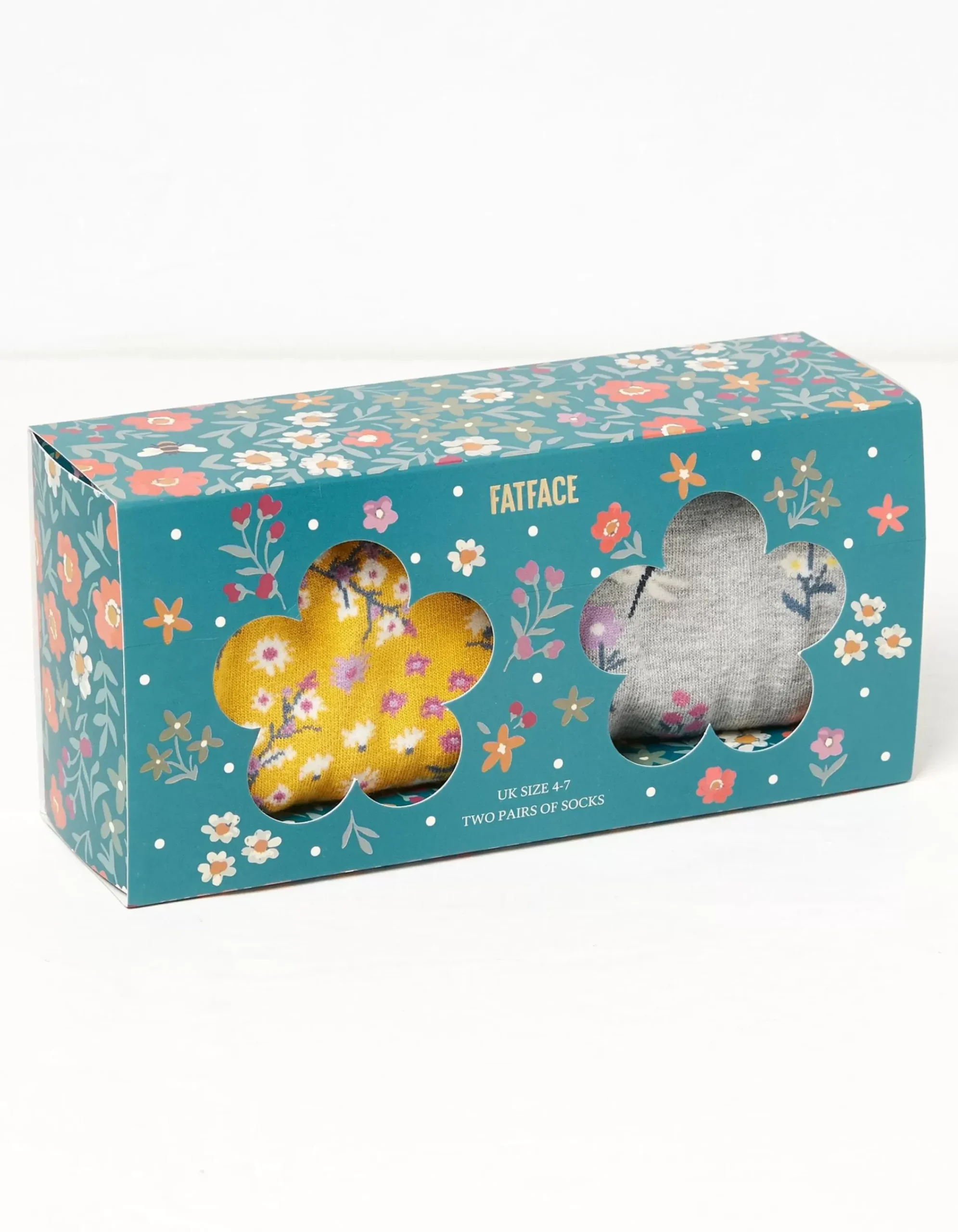 Gifts FatFace View All|2 Pack Floral Socks In A Box
