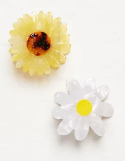 Women FatFace View All|2 Pack Flower Clips