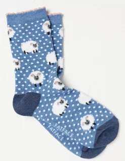 Women FatFace View All|1 Pack Fluffy Sheep Socks