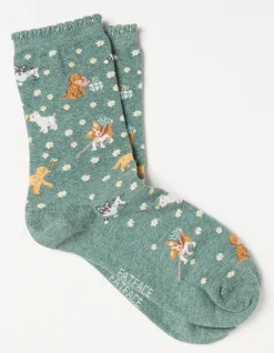 Women FatFace View All|1 Pack Garden Dogs Socks