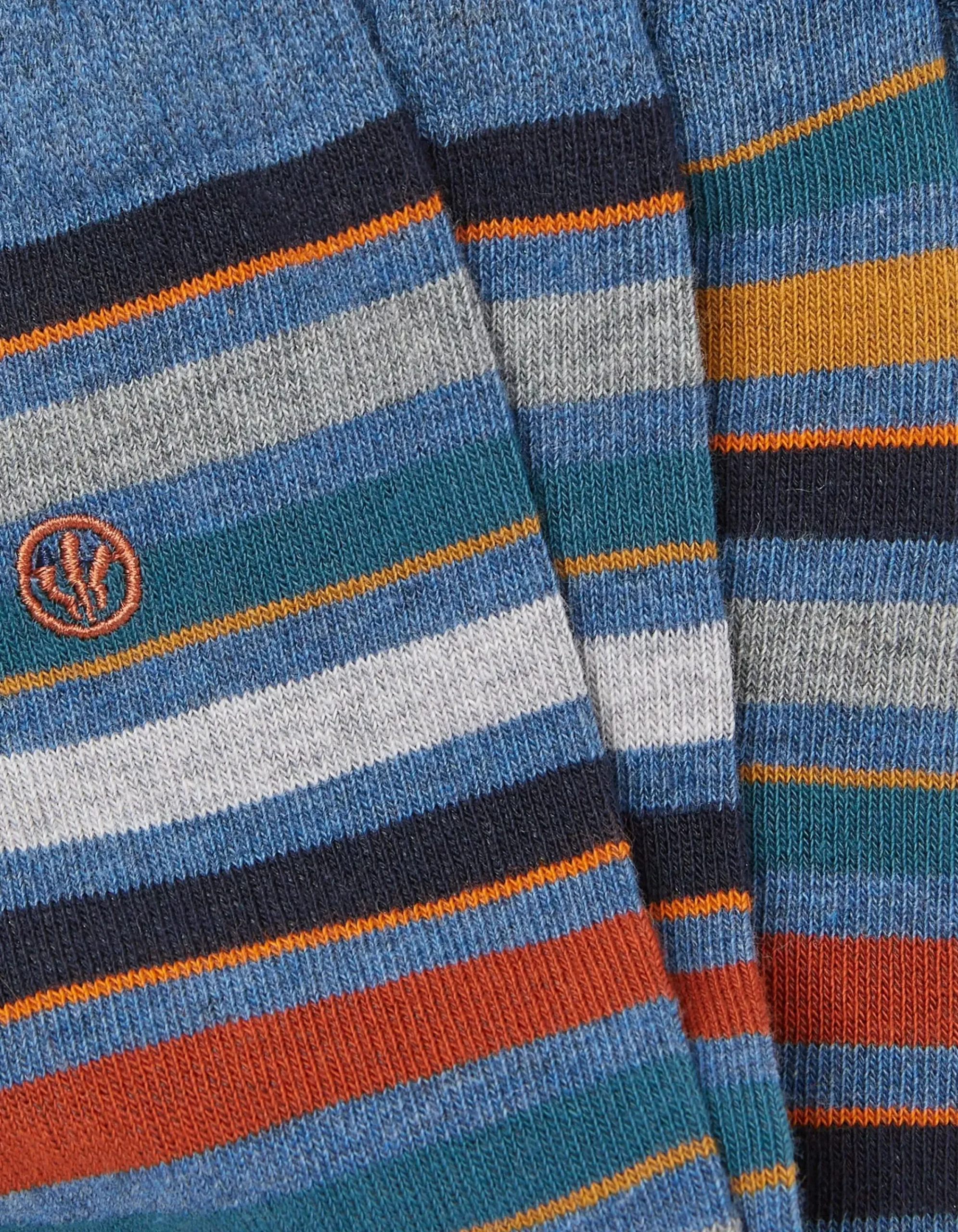 Men FatFace View All|1 Pack Guz Multi Stripe Socks