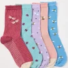 Women FatFace View All|5 Pack Insect Socks