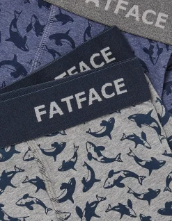 Men FatFace View All|2 Pack Killer Whale Boxers