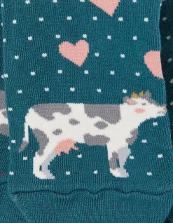 Women FatFace View All|1 Pack Kissing Cows Socks