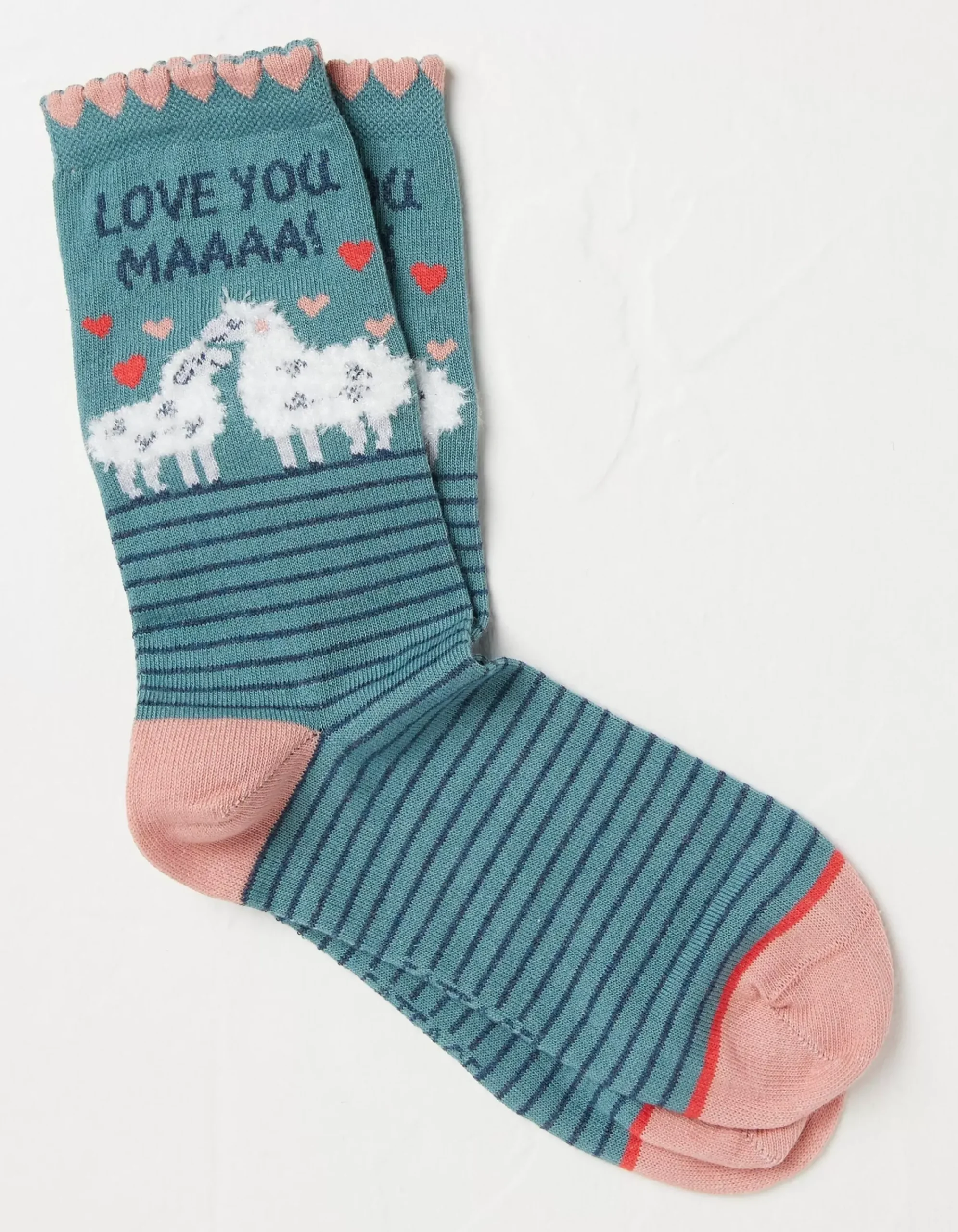 Women FatFace View All|1 Pack Love You Ma Socks