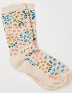 Women FatFace View All|1 Pack Meadow Floral Socks