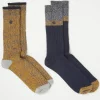 Men FatFace View All|2 Pack Nathan Boot Socks