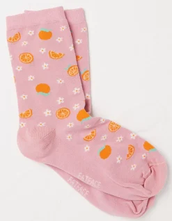 Women FatFace View All|1 Pack Orange Socks
