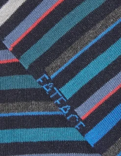 Men FatFace View All|1 Pack Oscar Stripe Trainer Socks