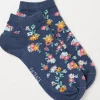 Women FatFace View All|1 Pack Pop Floral Trainer Socks