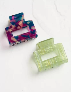 Women FatFace View All|2 Pack Resin Claw Clip