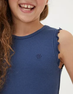 Girls FatFace View All|3 Pack Rib Jersey Vests