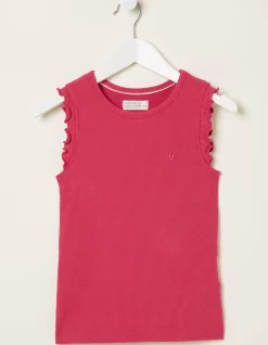 Girls FatFace View All|3 Pack Rib Jersey Vests