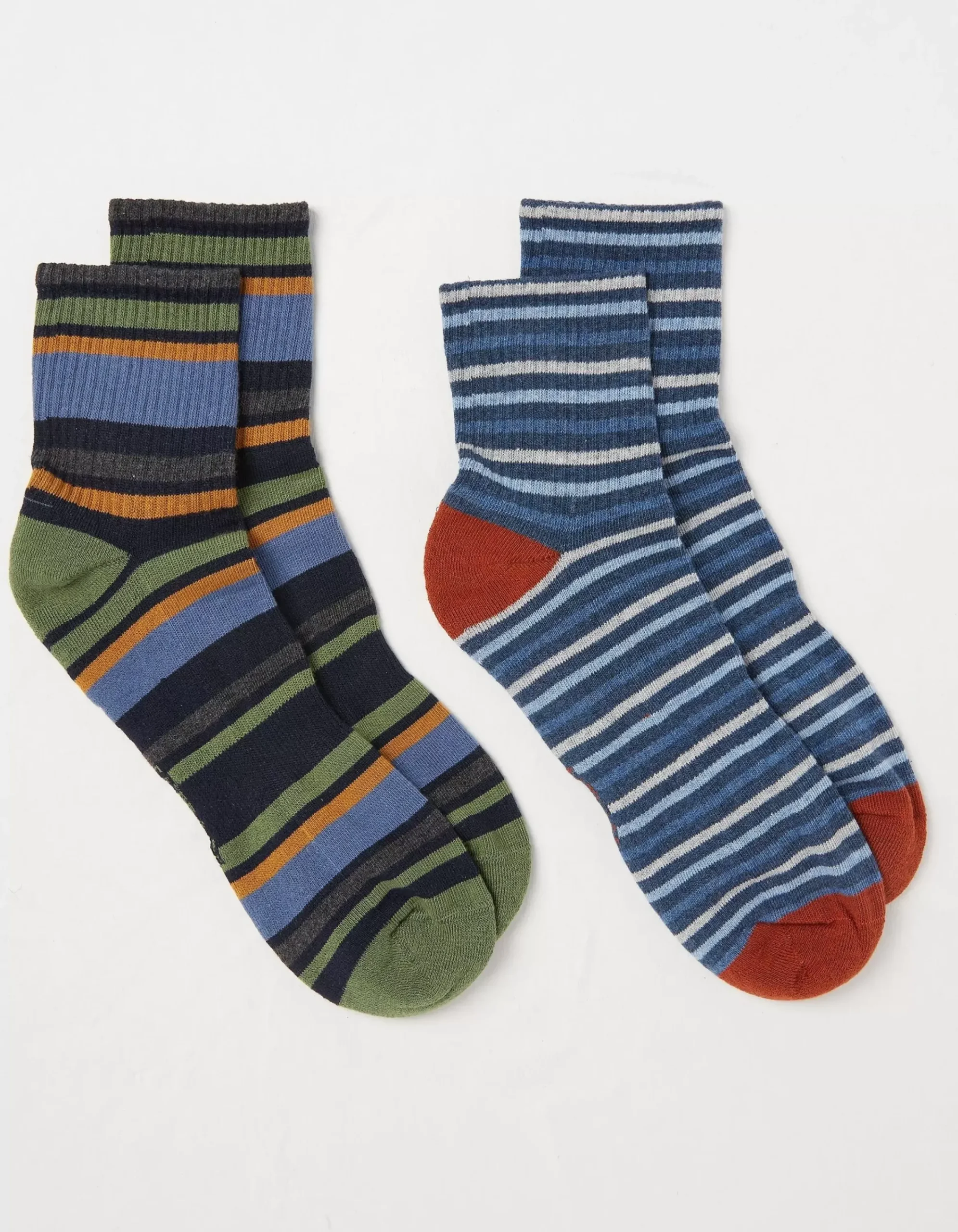 Men FatFace View All|2 Pack Short Outdoor Socks