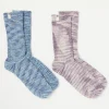 Women FatFace View All|2 Pack Space Dye Boot Socks