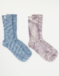 Women FatFace View All|2 Pack Space Dye Boot Socks