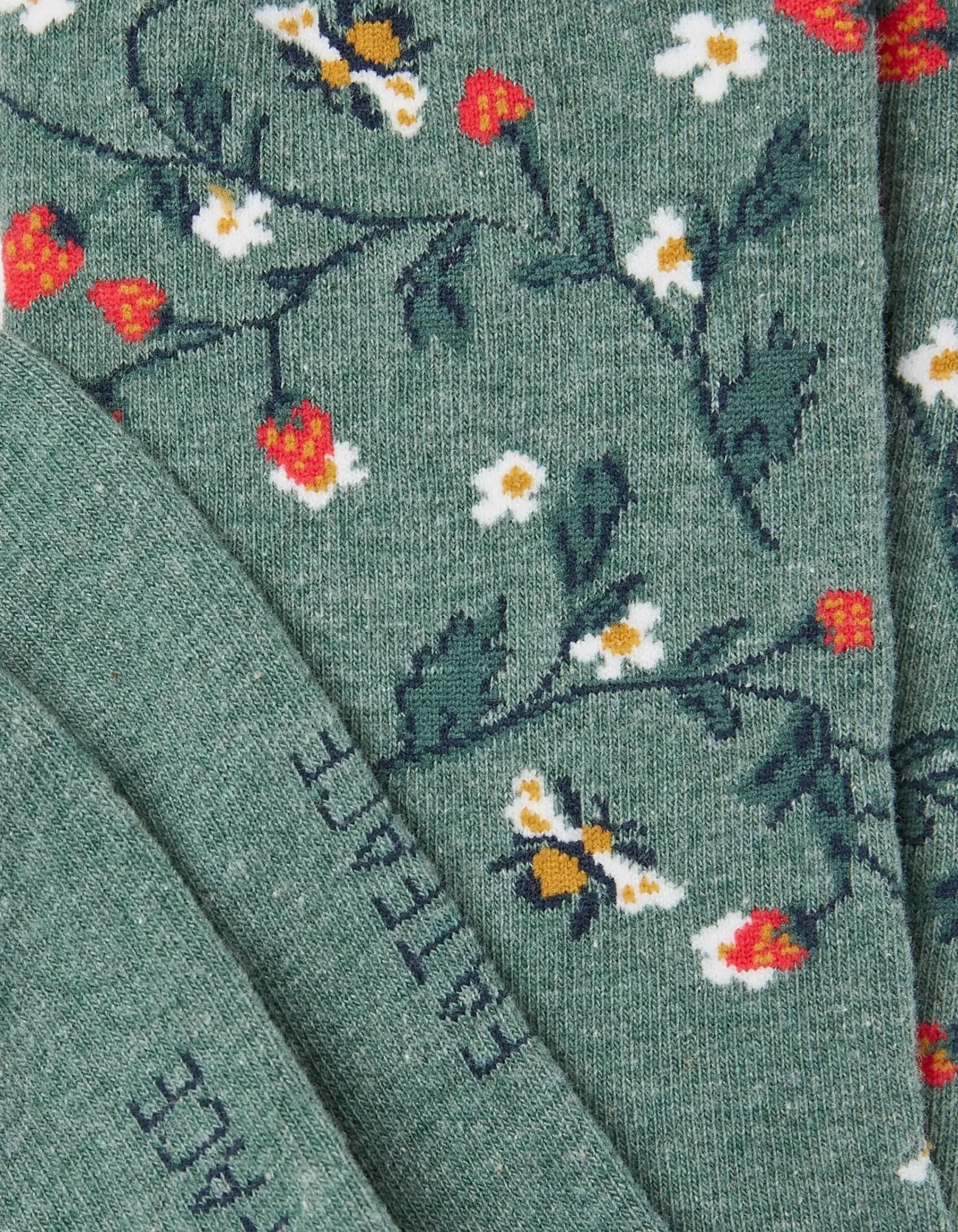 Women FatFace View All|1 Pack Strawberry Bee Socks