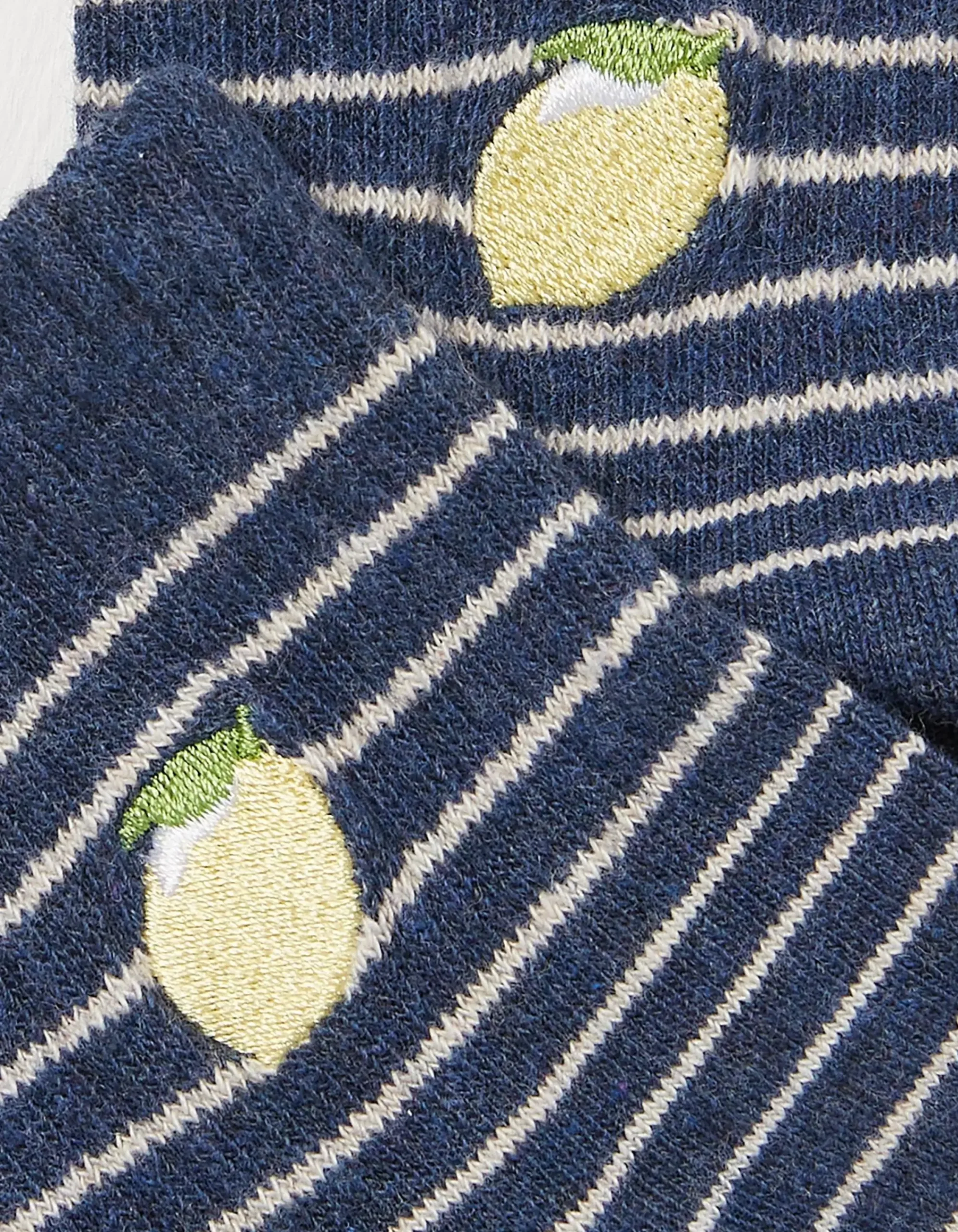 Women FatFace View All|1 Pack Stripe Lemon Socks