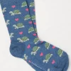 Women FatFace View All|1 Pack Tortoise Heart Socks