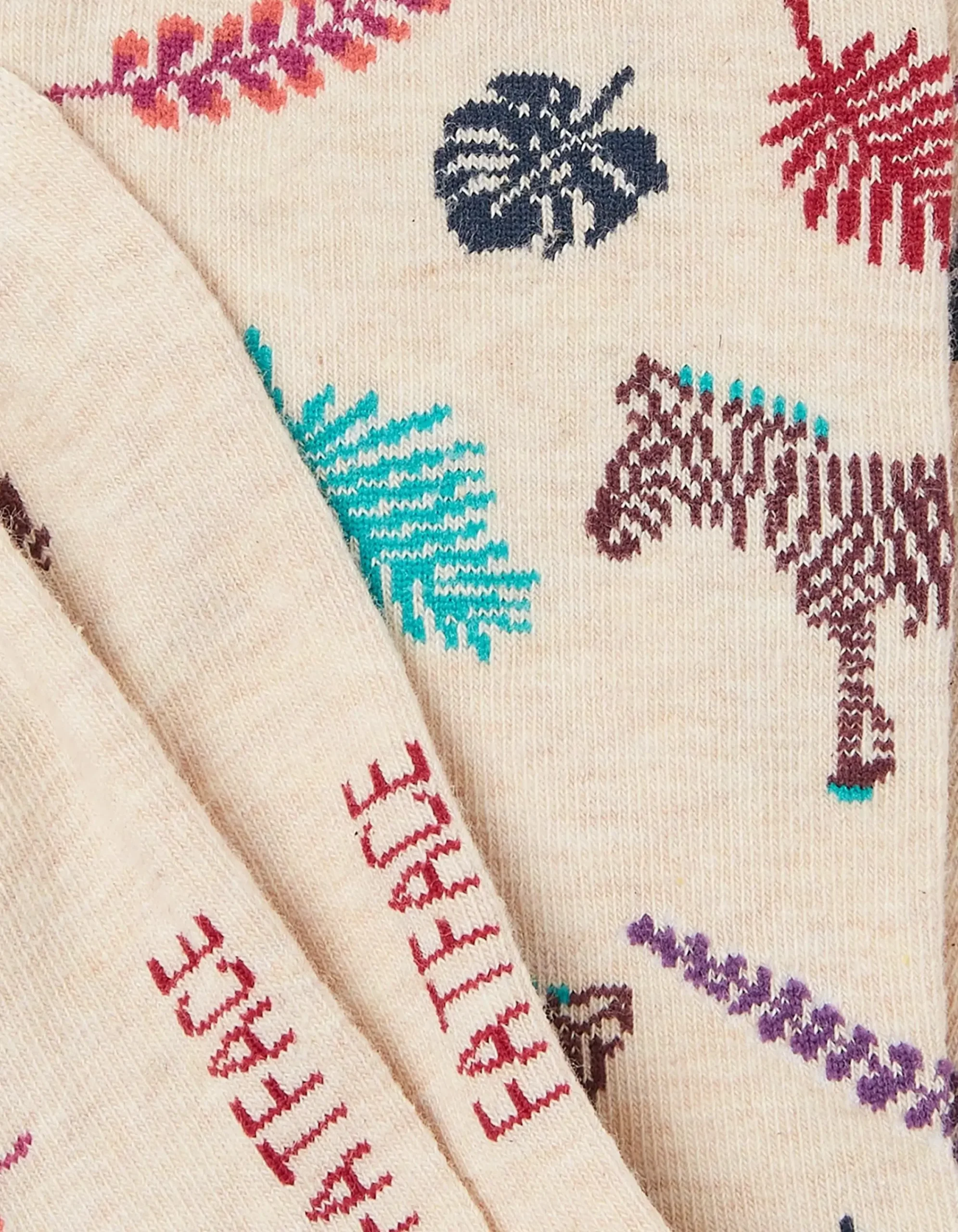 Women FatFace View All|1 Pack Tropical Zebra Socks