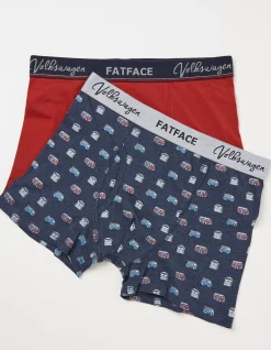 Men FatFace View All|2 Pack Vw Surf Camper Boxers