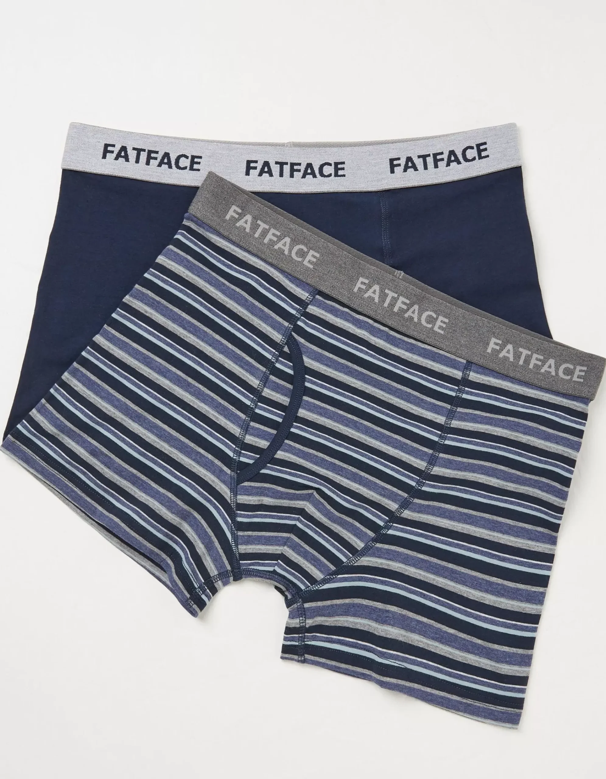 Men FatFace View All|2 Pack West Bay Stripe Boxers