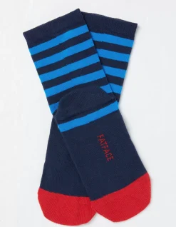 Kids FatFace View All|1 Pack Wilfred Woolly Mammoth Stripe Socks