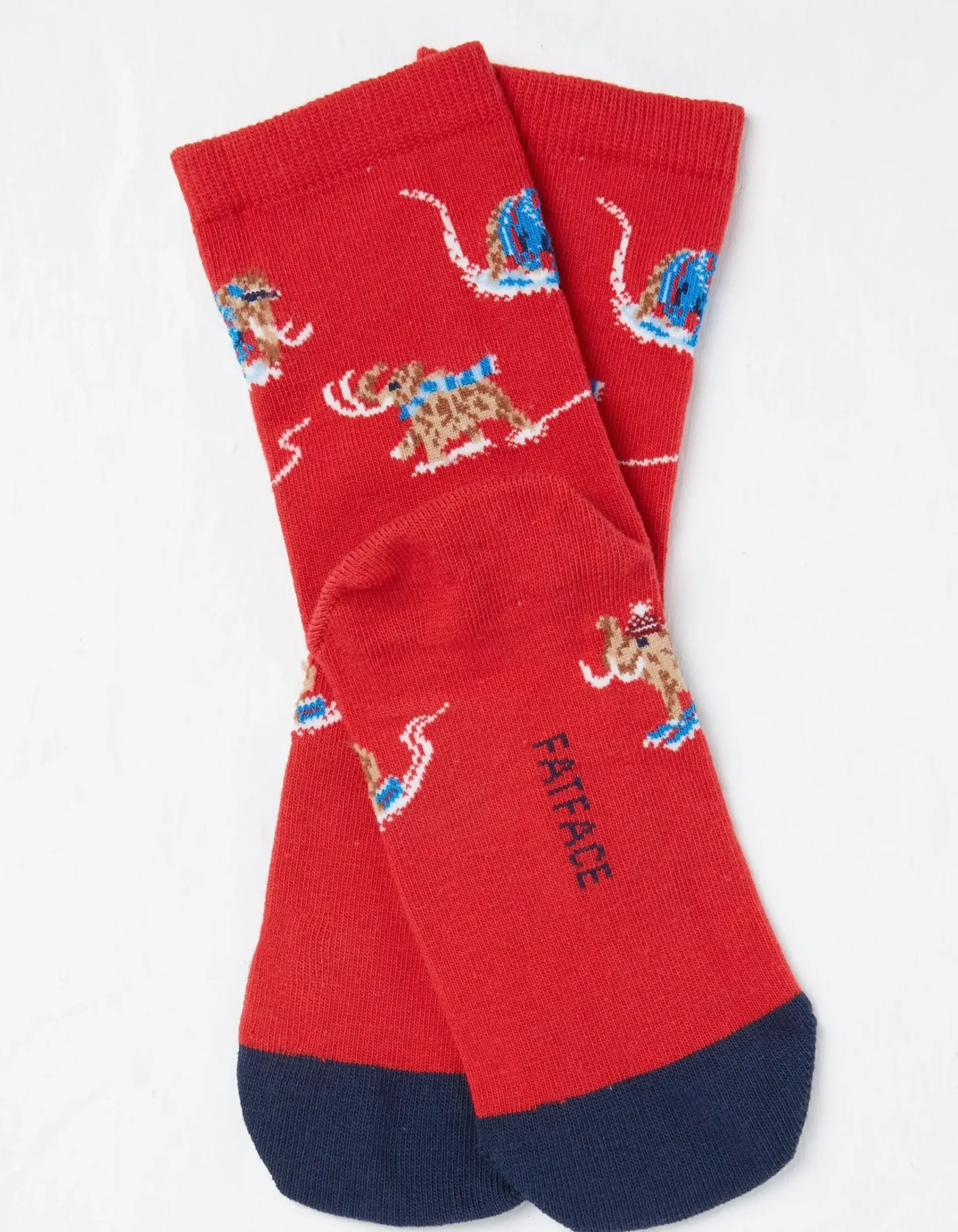 Kids FatFace View All|1 Pack Wilfred Woolly Mammoth Socks