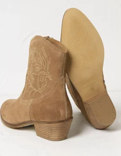 Women FatFace View All|Abilene Western Ankle Embroidered Boot