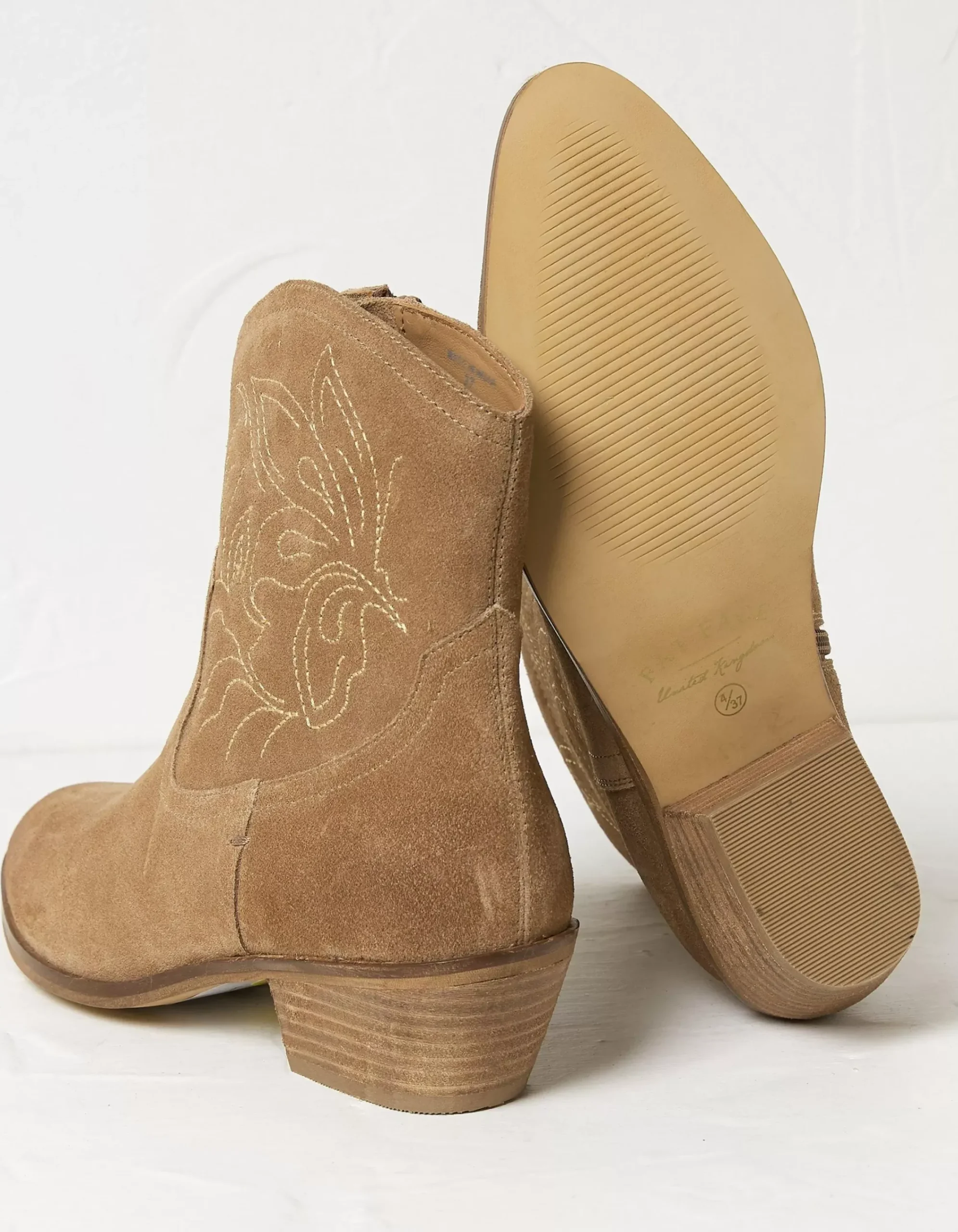 Women FatFace View All|Abilene Western Ankle Embroidered Boot
