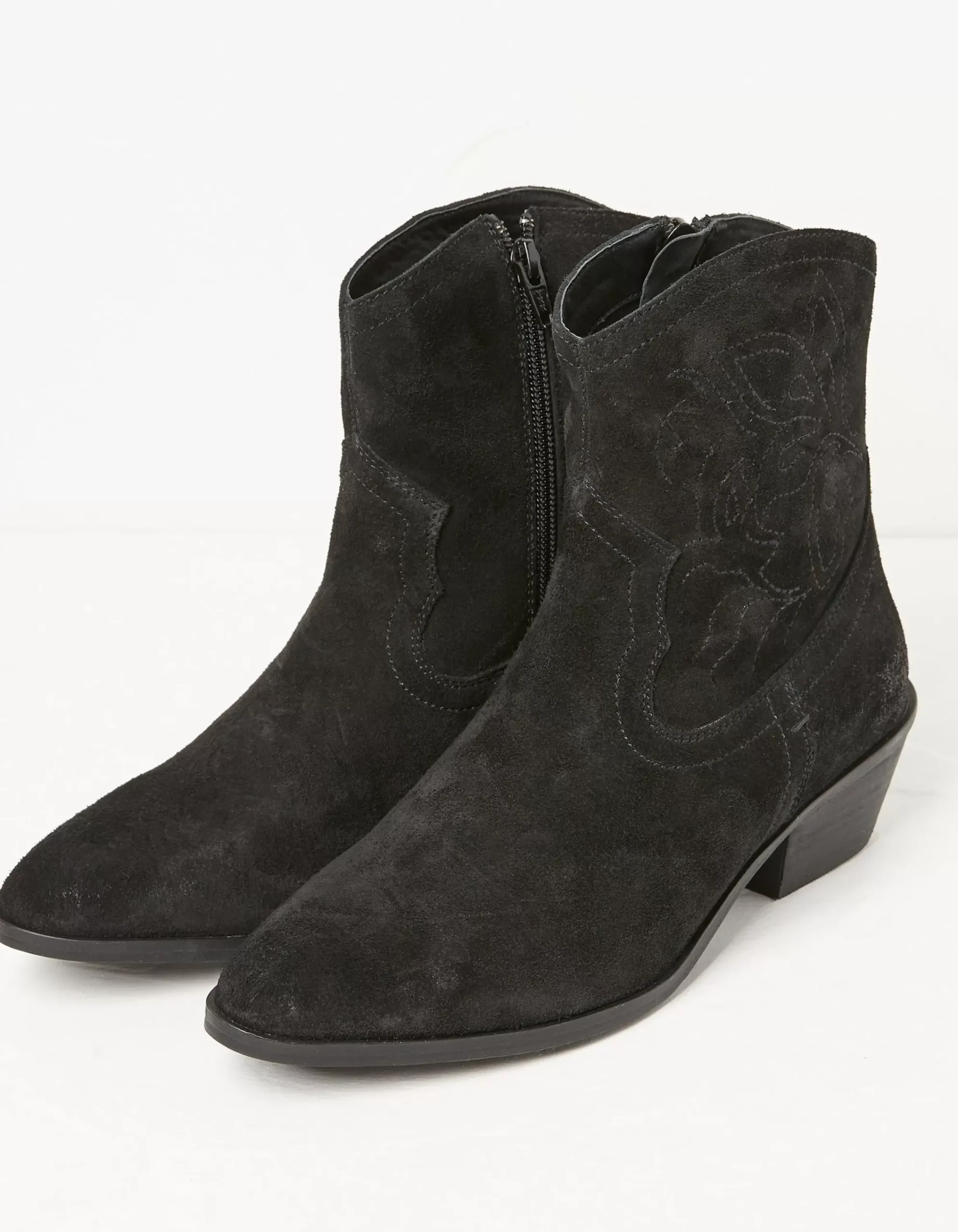 Women FatFace View All|Abilene Western Embroidered Ankle Boot