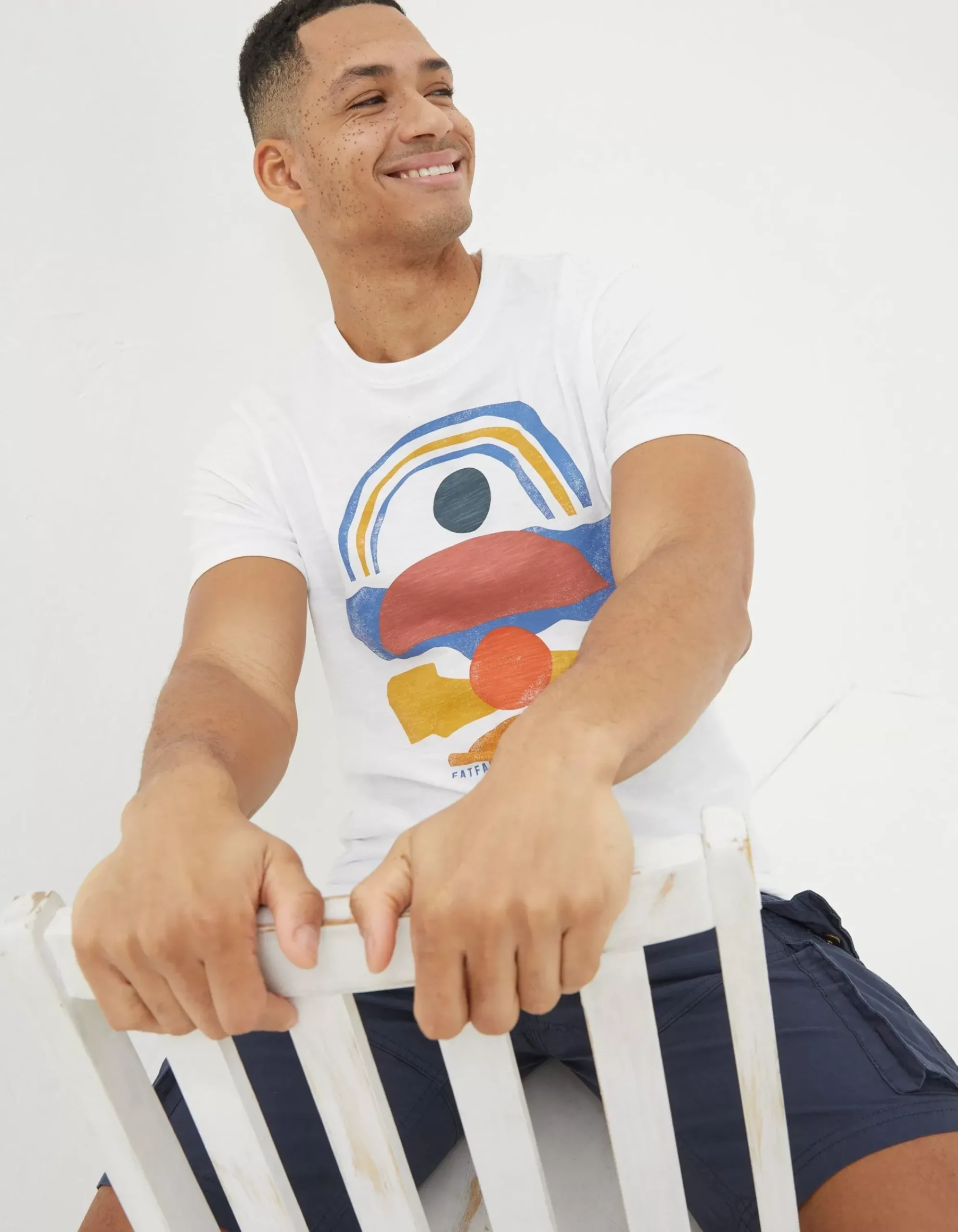 Men FatFace View All|Abstract Landscape T-Shirt