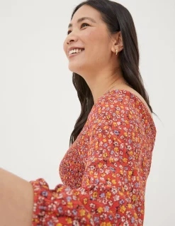 Women FatFace View All|Adele Gradient Floral Midi Dress