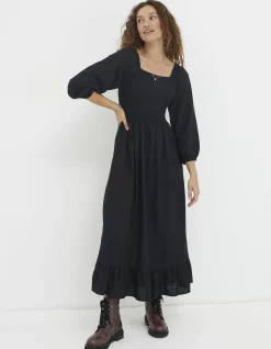 Women FatFace View All|Adele Shirred Midi Dress